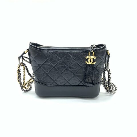 Chanel 黑色 流浪 小號 晶片 肩背包