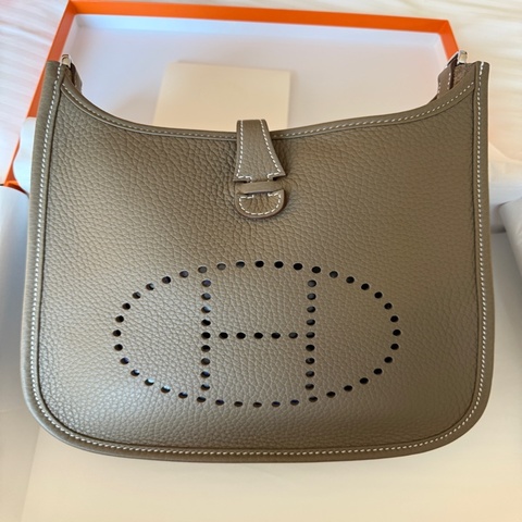 Hermes 23 evelyne 大象灰 全新G刻印