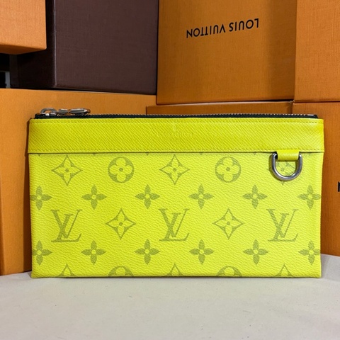 🍋近新閒置 超級好看 LV 路易威登 Louis Vuitton 黃老花 長夾/小手拿/隨身收納包