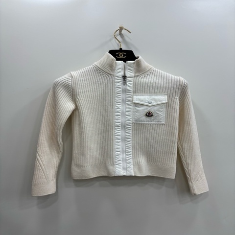 Moncler蒙口 白色 兒童羊毛外套 8碼  全新