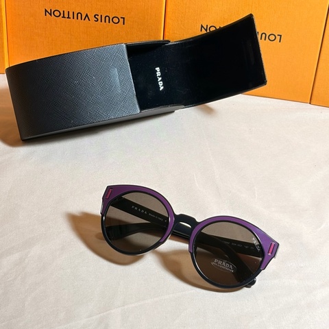 🕶️驚喜入手 即將下架 Prada 普拉達 拼色太陽 眼鏡/墨鏡
