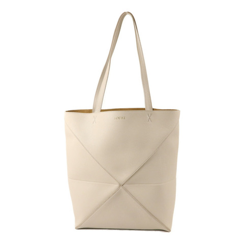 LOEWE 牛皮皮革Puzzle Fold Tote Medium手挽袋