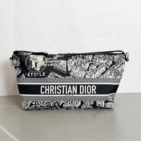 98新Dior/迪奧Travel Nomad巴黎地圖中號飯盒包23年