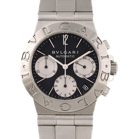 寶格麗 Diagono Sport Chronograph CH35SAUTO CH35BSSD AT SS 自動腕錶