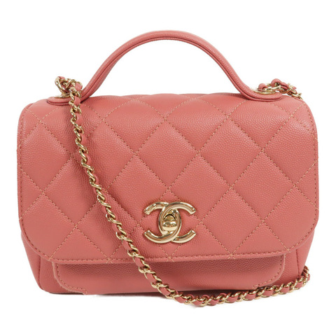 CHANEL 牛皮皮革Business Affinty手挽肩背兩用袋