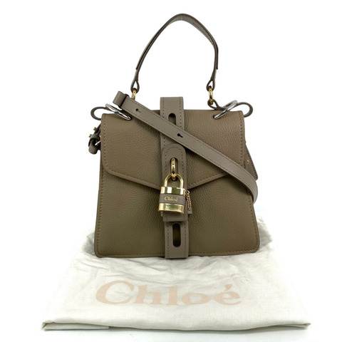 ☆ Chloe 蔻依 Grey Calfskin Aby Day 2 way bag 灰色小牛皮兩用袋-267019686