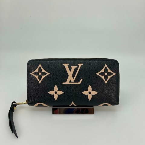 LV M80481/晶片款 黑Empreinteㄇ拉長夾