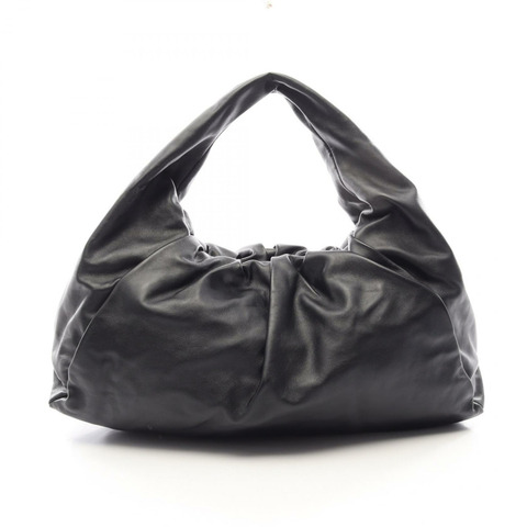 BOTTEGA VENETA 黑色真皮肩包，二手女款
