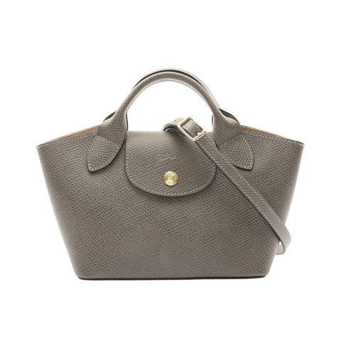 Longchamp 瓏驤 Epure XS 兩用包 灰色 牛皮 10319HYZP55