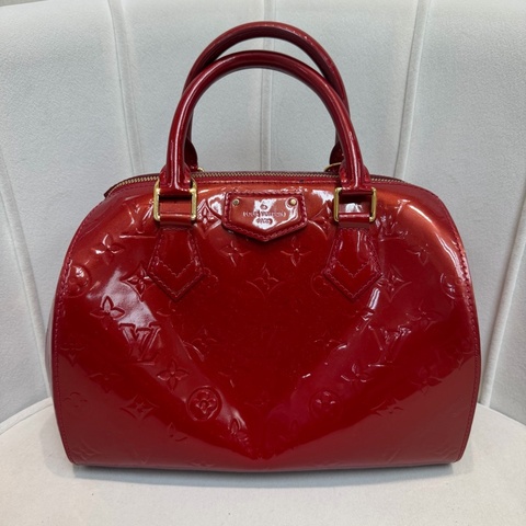 LV 紅色漆皮波士頓 XC876