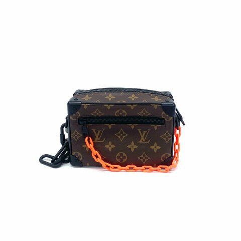 Louis Vuitton lv 棕老花 soft trunk mini 19ss 肩背包