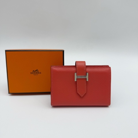 Hermes 愛馬仕 bearn 小卡包 錢包  尺寸約：10×7CM