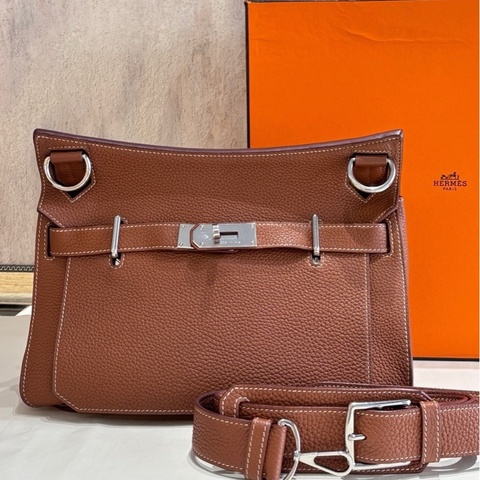 Hermes 愛馬仕 jypsiere31 吉普賽31 金棕銀扣 X刻
