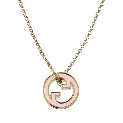 GUCCI 金屬/琺瑯Blondie Pendant Necklace項鏈