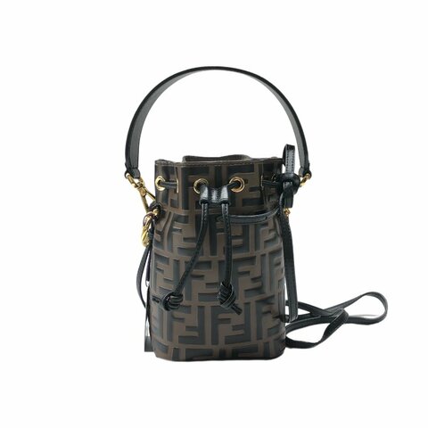 Fendi 水桶 老花 手提 肩背包