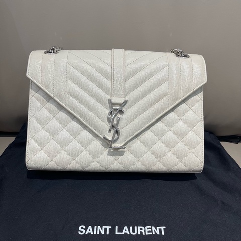 聖羅蘭 Saint laurent MONOGRAM信封包     牛皮革 24 X 17.5 X 6釐米