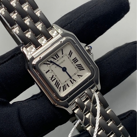 ✨2026全套 Cartier Panthère 豹式腕錶 WSPN0015 中型款｜經典精鋼