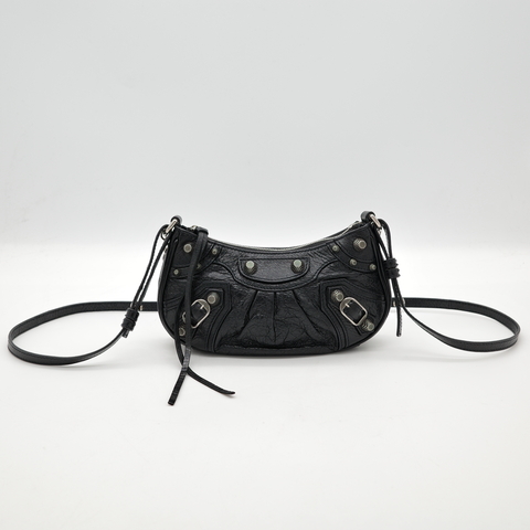 Balenciaga 巴黎世家 黑色牛皮 單肩包 斜挎包