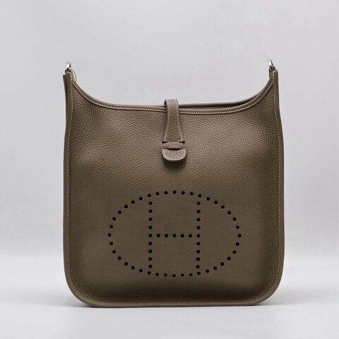 HERMES Evelyne 29 - Etoupe 18 大象灰銀 G