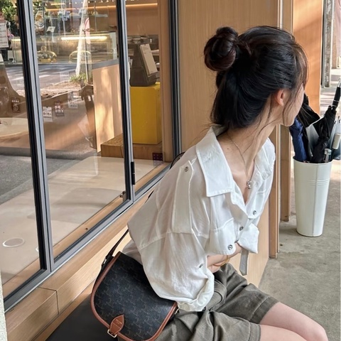 Celine老花馬鞍包