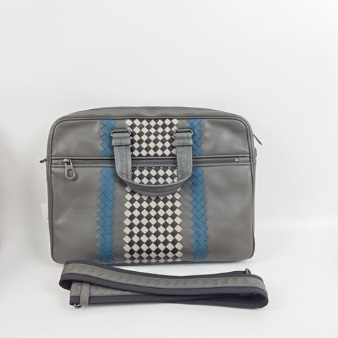 Bottega Veneta葆蝶家 拼色公文包