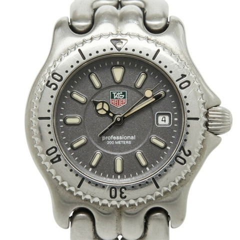 TAG Heuer 豪雅 Cell Professional 200 腕錶 WG1313-R0 石英錶 灰色錶盤 不鏽鋼錶殼 女士款