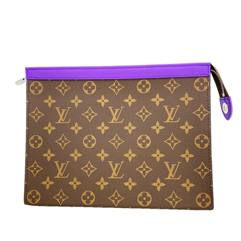 路易威登 Monogram Pochette Voyage MM 手拿包 M82859 棕色 男士