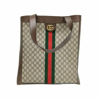 Gucci Ophidia琴譜包子母Tote大號42.5烏木色PVC金扣