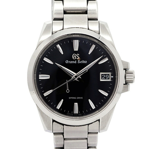 精工 Grand Heritage 系列 Spring Drive SBGA227 9R65-0AG1 黑色錶盤男士腕錶