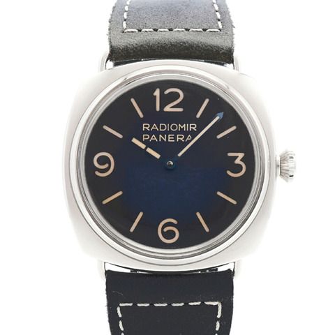 Officine 沛納海 Radiomir Tre Giorni PAM01335 海軍藍錶盤男士手錶