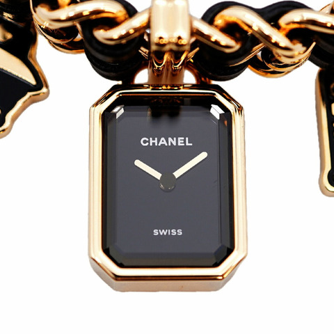 香奈兒 Première Charm Couture M H9859 黑色錶盤女士腕錶