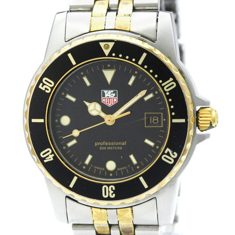 TAG HEUER 1500 專業鍍金鋼石英男錶 925.213