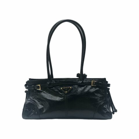 Prada 黑色 Bonnie soft lux 中號 無肩帶 肩背包