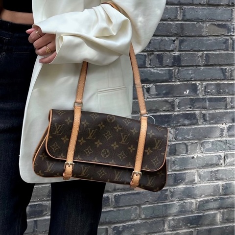 LV🤎Vintage Marelle肩背包M51157
