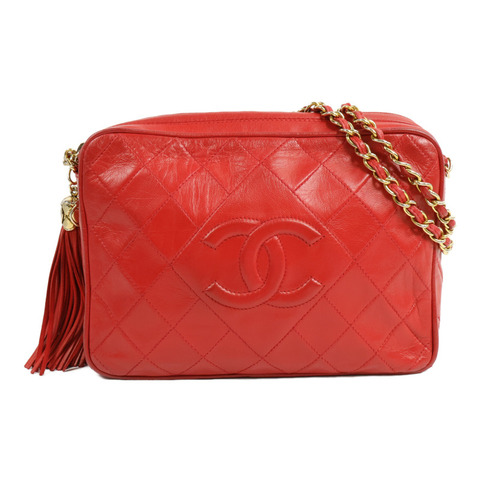 CHANEL 羊皮皮革Vintage鏈條肩背袋