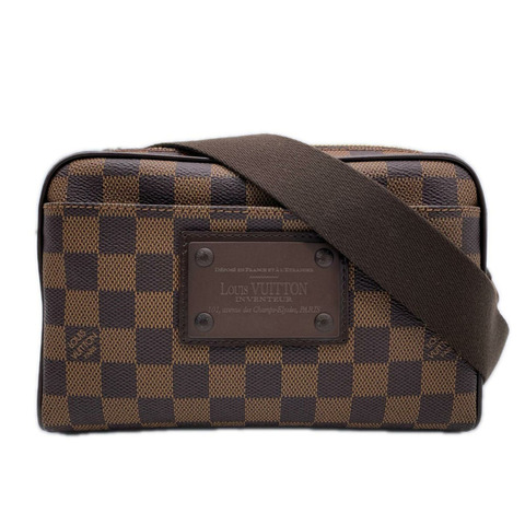 路易威登 Damier 腰包 Brooklyn N41101 棕色/米色 PVC 皮革 女士