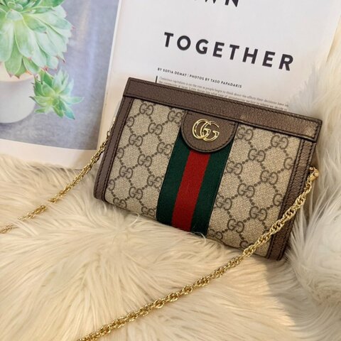 Gucci Ophidia GG Supreme 鏈帶包
