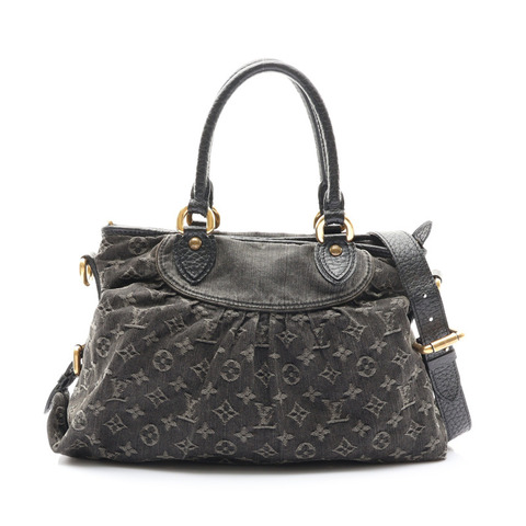 LOUIS VUITTON LV 路易威登 Neo Cabby 兩用包 黑色 單寧布 M95351