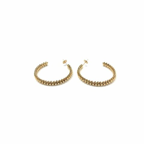 Cartier 卡地亞 18K玫瑰金 Clash 大號 耳圈 20年全套 耳釘