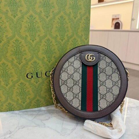 Gucci Ophidia 圓餅斜背包
