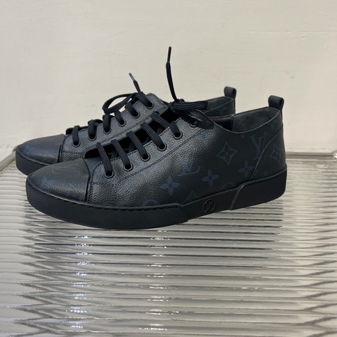 Louis Vuitton / 路易威登 Match-Up 低筒板鞋 黑藍老花40码
