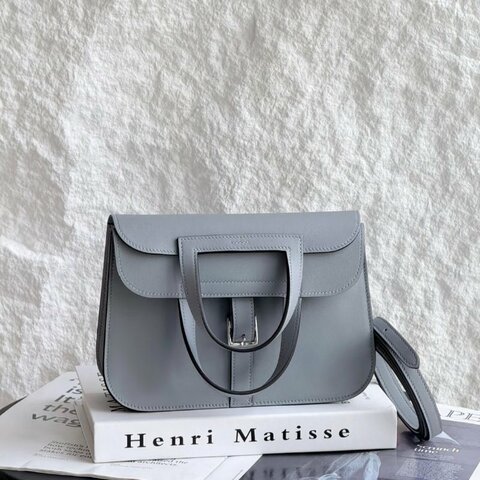 【精選美包】HERMES MINI HALZAN 木偶灰 W刻  全新商品