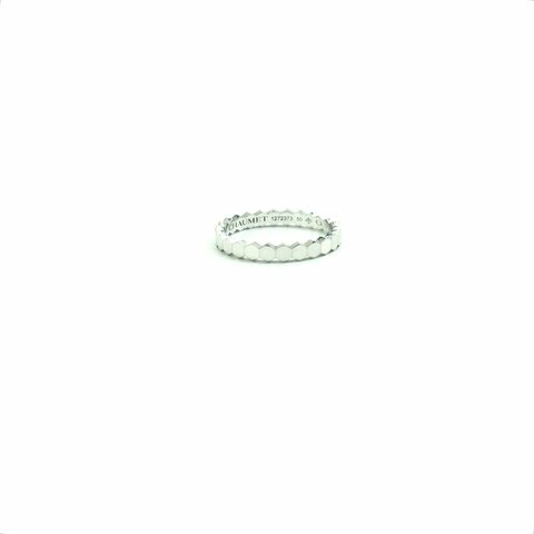 Chaumet 尚美 18K白金 bee my Love 蜂巢 50碼 戒指