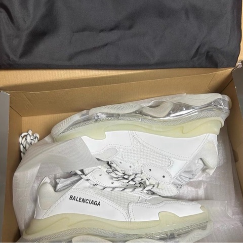 Balenciaga/巴黎世家 白氣墊Triples 現貨41碼 全新