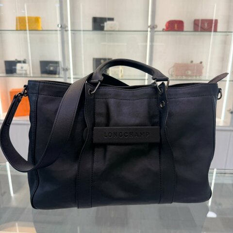 *SHIHNA名牌精品* Longchamp 小牛皮托特包 中號