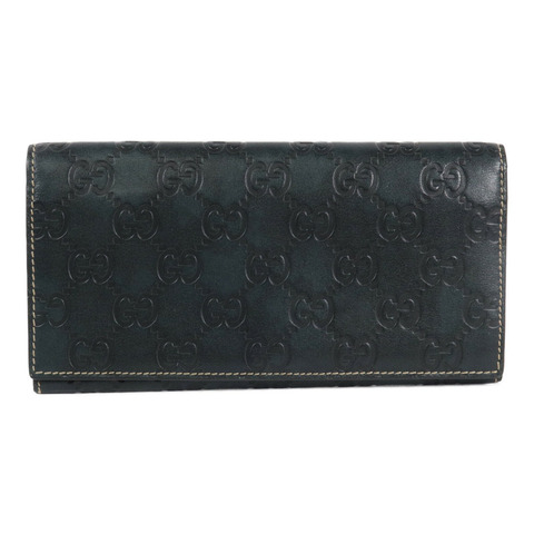 GUCCI 牛皮皮革Guccissima Long Wallet長錢包