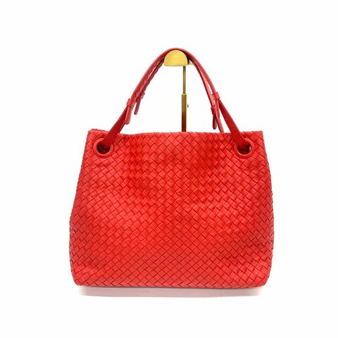 Bottega Veneta bv 紅色 雙橋 編織 肩背包