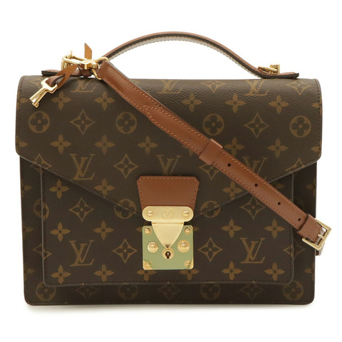 路易威登 Monogram Monceau 28 Second Bag 手提包 單肩 M51185
