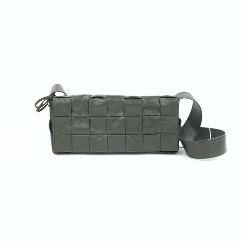 Bottega Veneta bv 墨綠色 Cassette 二十一格 肩背包
