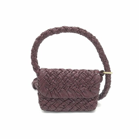 Bottega Veneta bv 酒紅色 kalimero citta 小號 肩背包